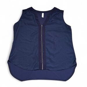 PerSeption Concept - Navy Sleeveless Blouse